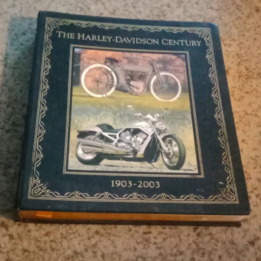 🧘Vintage Harley-Davidson century book